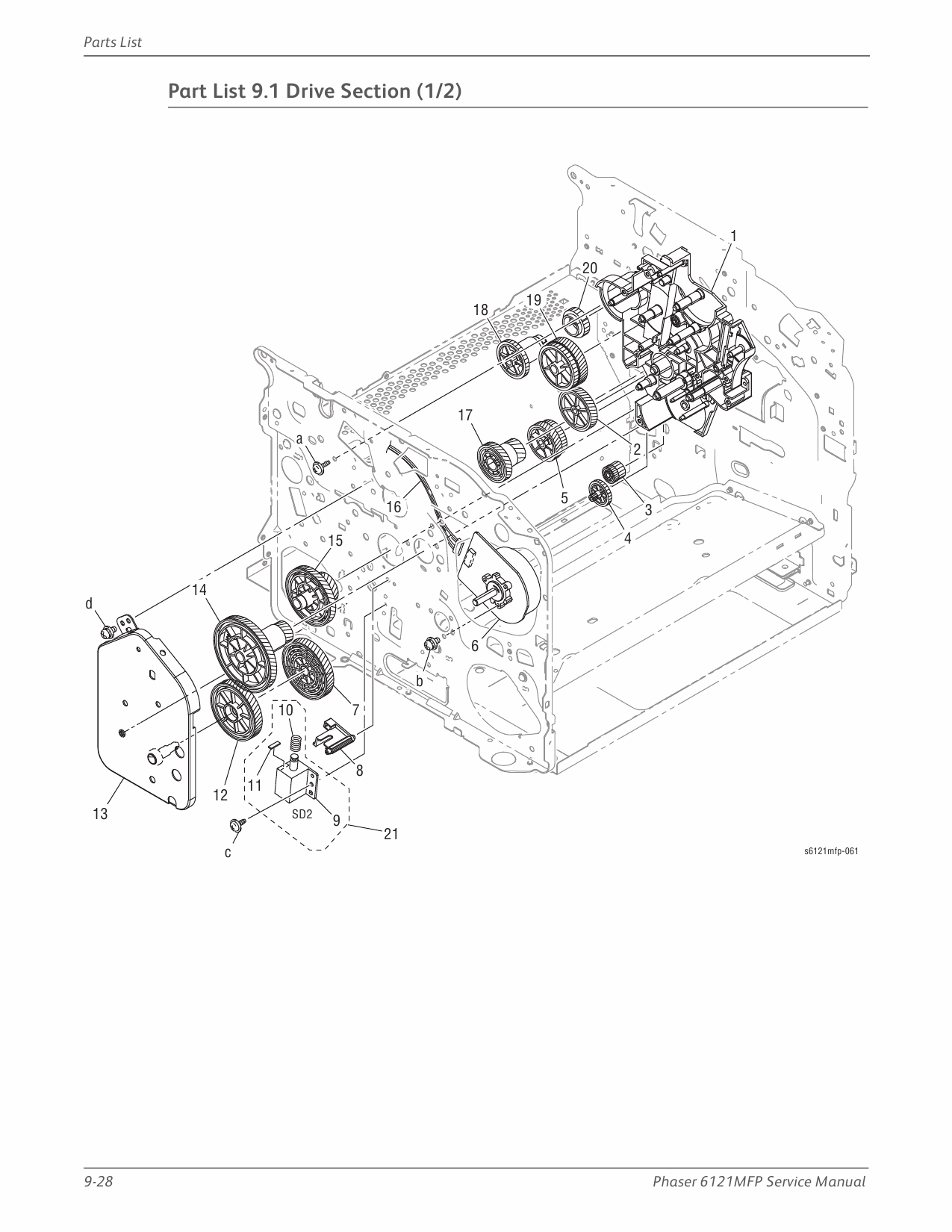 Xerox Phaser 6121-MFP Parts List and Service Manual-6